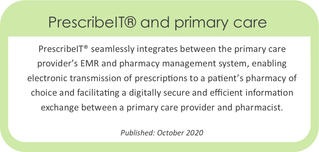 PrescribeIT and primary care case study